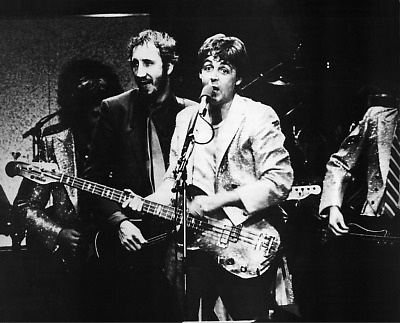 Concert for the Kampuchea, with Pete Townshend.