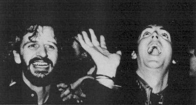 Paul & Ringo joking in the seventies