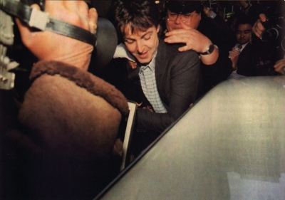 Paul arrested at Tokyo Airport in January 1980.