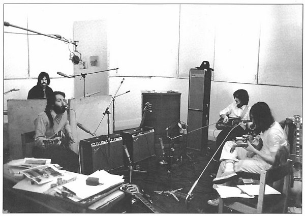 The band at Apple Studios