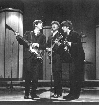 On stage at the Palladium in January 1964