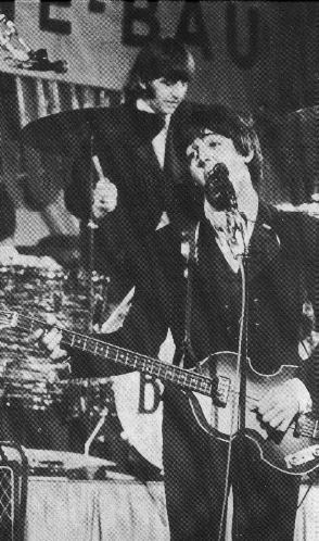 Paul on stage in 1964